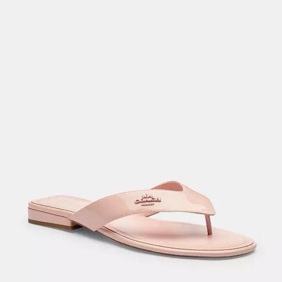 NWT Coach Women's Bridget Sandal Signature Canvas CZ158 Powder Pink US 6.5 - Picture 1 of 9